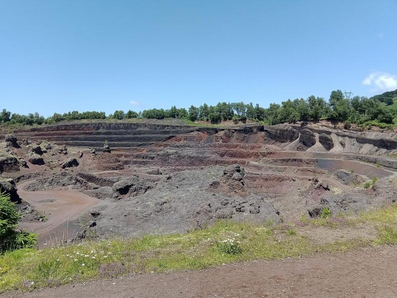 The Lemptégy volcano, at kilometre 22